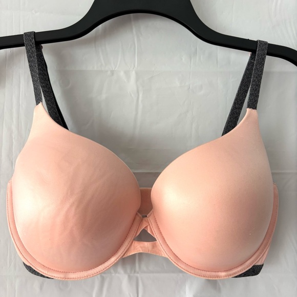 NWOT Victoria's Secret Light Pink Padded Perfect Coverage Bra SZ 34DD - Picture 13 of 13